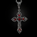Crimson Gothic Cross