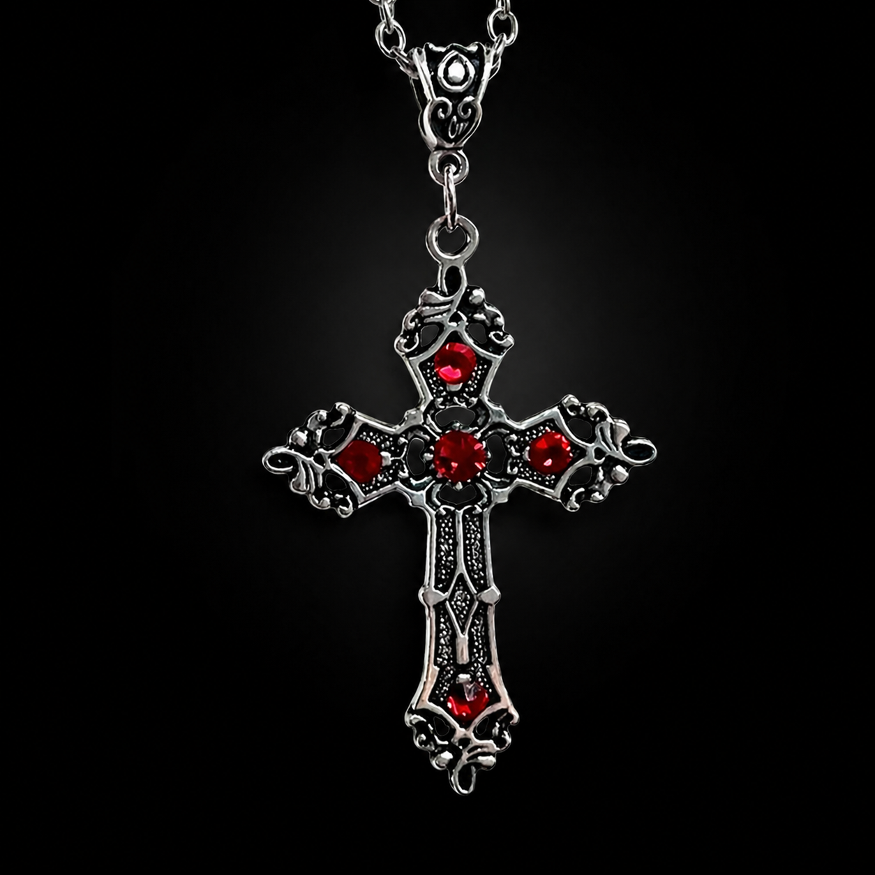 Crimson Gothic Cross