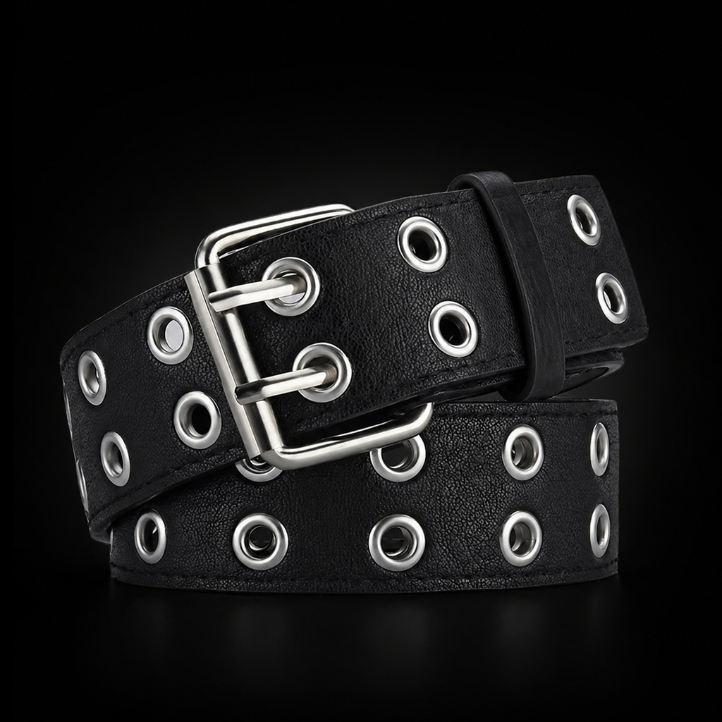 Obsidian Eyelet Belt