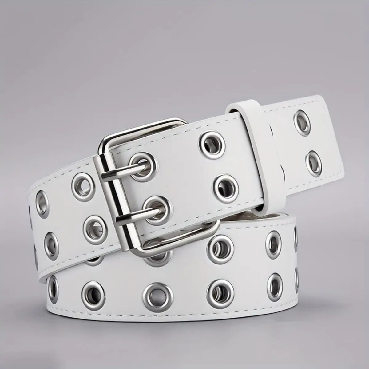 Obsidian Eyelet Belt